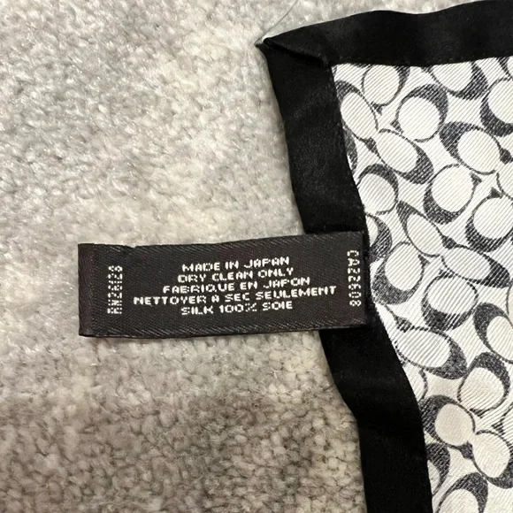 Vintage Coach Square Silk Scarf - Picture 6 of 7